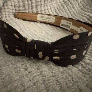 Anthropologie Polka Dot Headband